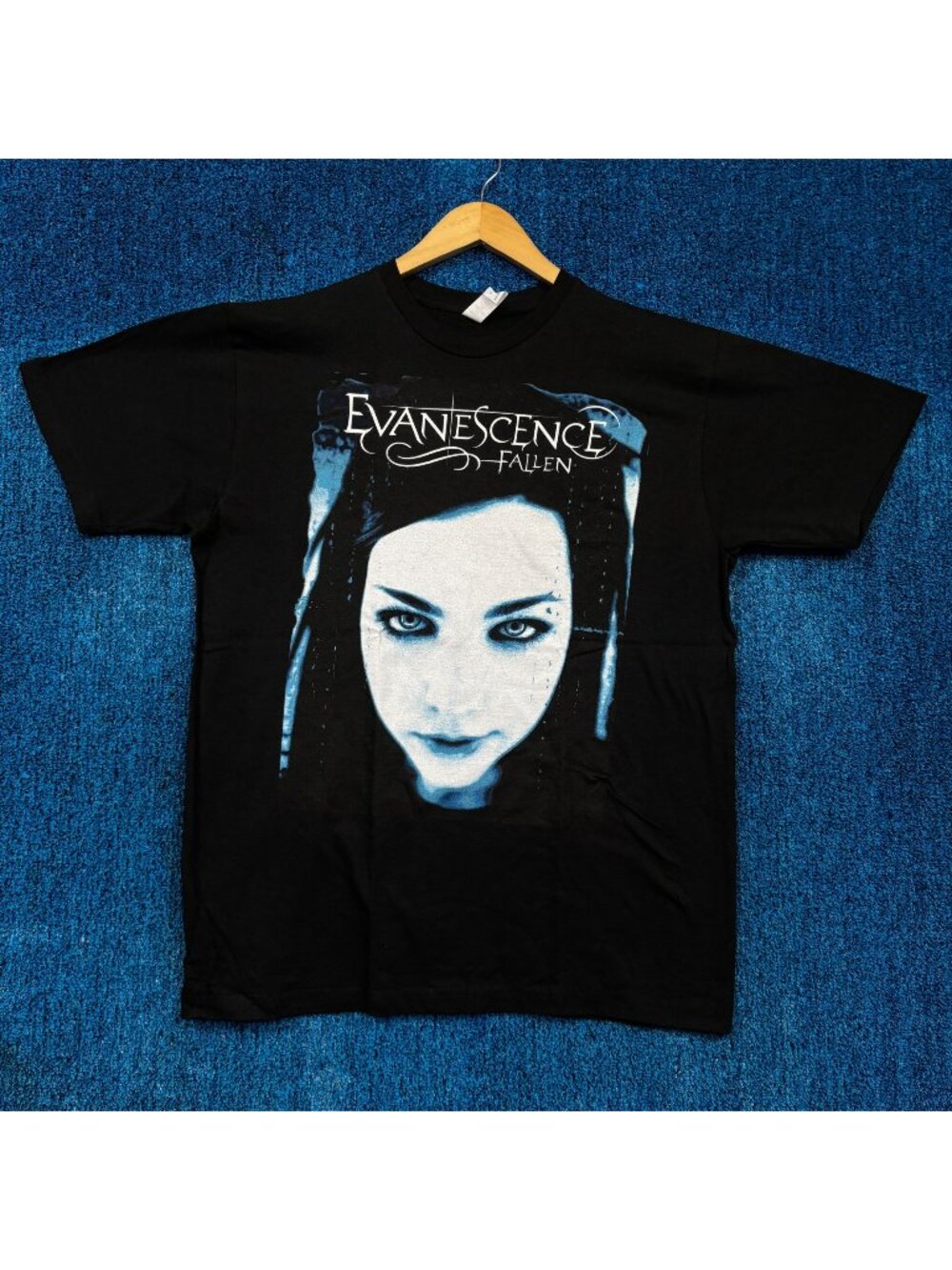 Evanescence Fallen Rock Black T-Shirt Size Large